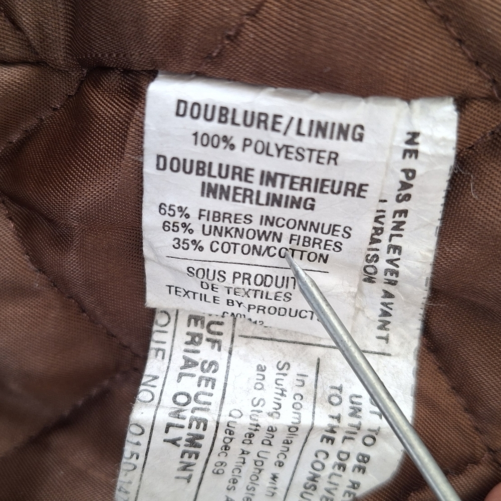 Vintage Aquascutum Of London Men's Brown Leather Jacket Coat Made In Canada - Picture 14 of 16